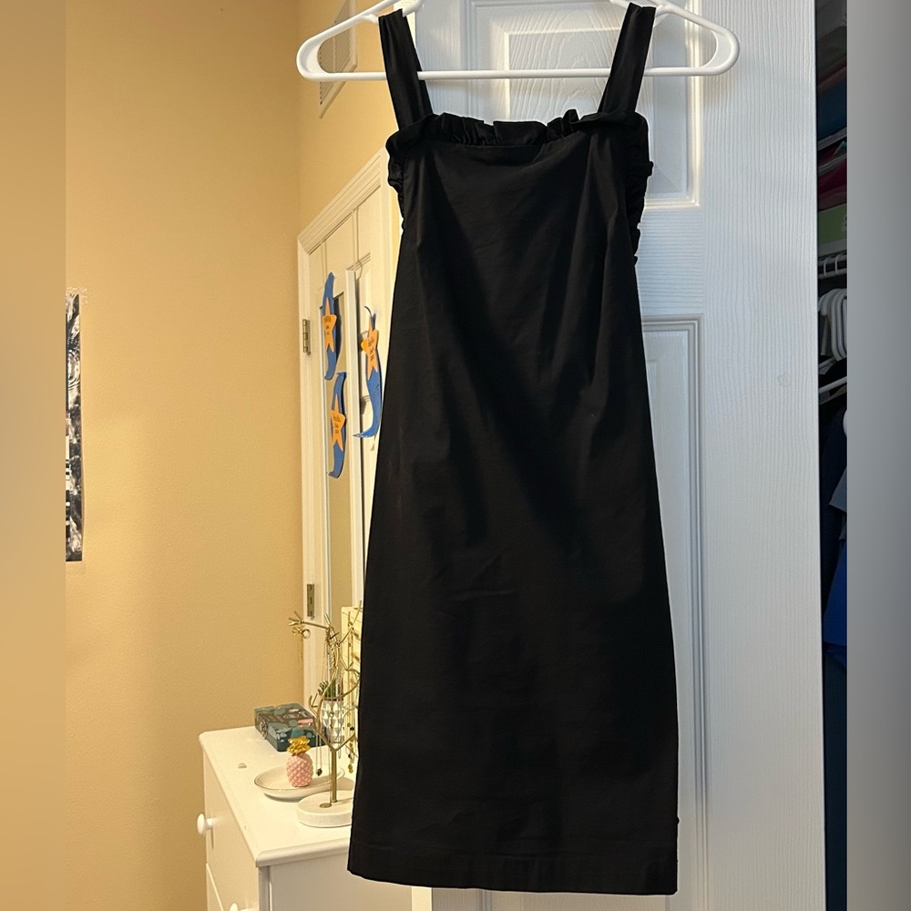 Elegant Black Ruffle Dress